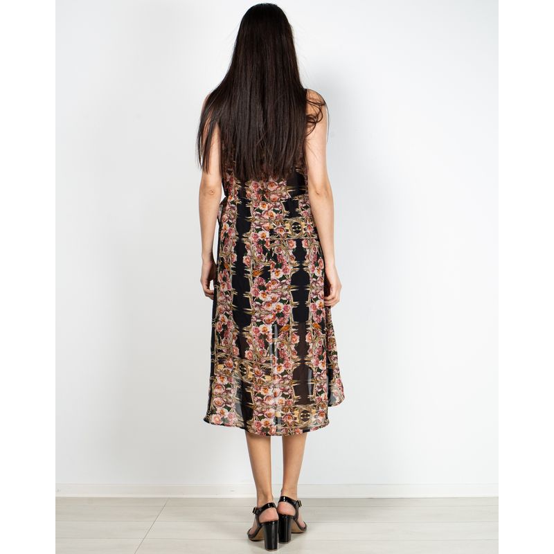 Rochie-cu-elastic-in-talie-si-imprimeu-N903404013