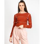 Bluza-crop-din-amestec-de-bumbac-cu-maneca-lunga-N903928008