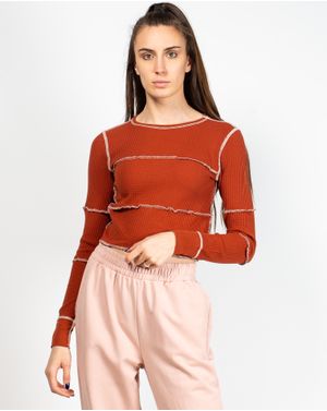 Bluza crop cu maneca lunga N903928008