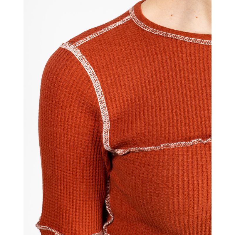 Bluza-crop-din-amestec-de-bumbac-cu-maneca-lunga-N903928008