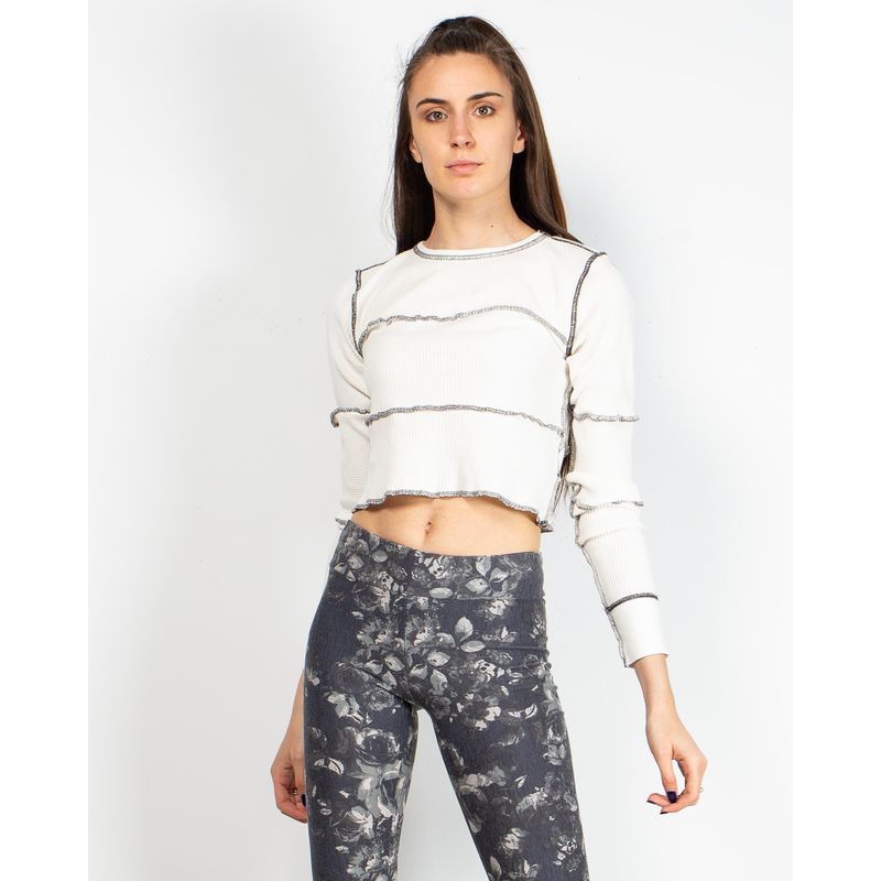 Bluza-crop-din-amestec-de-bumbac--N903928010