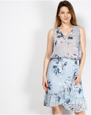Bluza fara maneci cu imprimeu N903720009