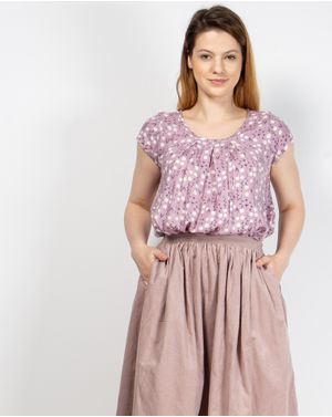 Bluza asimetrica dama cu imprimeu N903903003