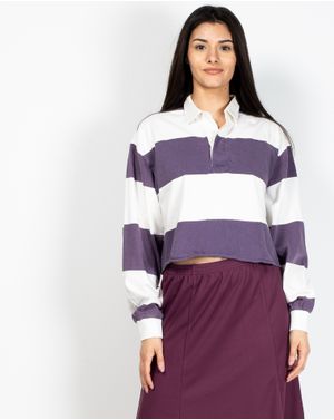 Bluza crop cu dungi N904187015