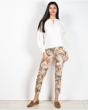 Pantaloni conici cu elastic in talie N903733008