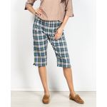 Pantaloni-trei-sferturi-din-bumbac-cu-carouri-N904146014