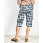 Pantaloni-trei-sferturi-din-bumbac-cu-carouri-N904146014