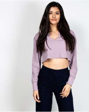 Bluza crop cu maneca lunga  N904170009