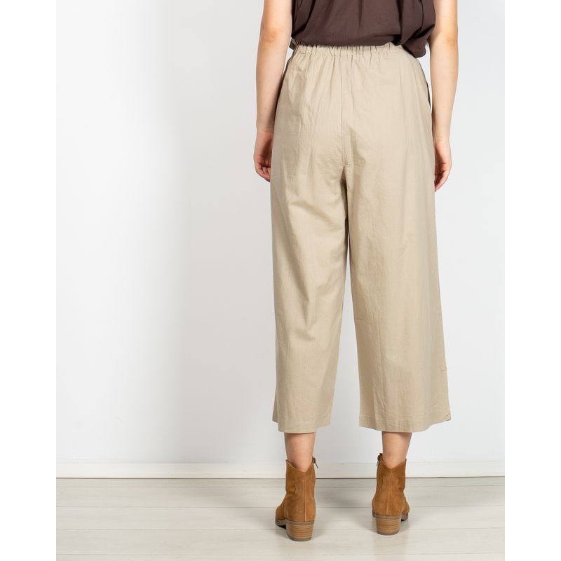 Pantaloni-culotte-din-bumbac-cu-buzunare-si-talie-elastica-N904240014