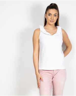 Bluza casual din bumbac fara maneci N904503009