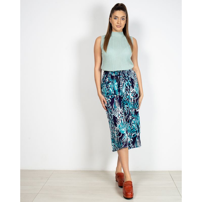 Pantaloni-trei-sferturi-cu-talie-elastica-N904638004