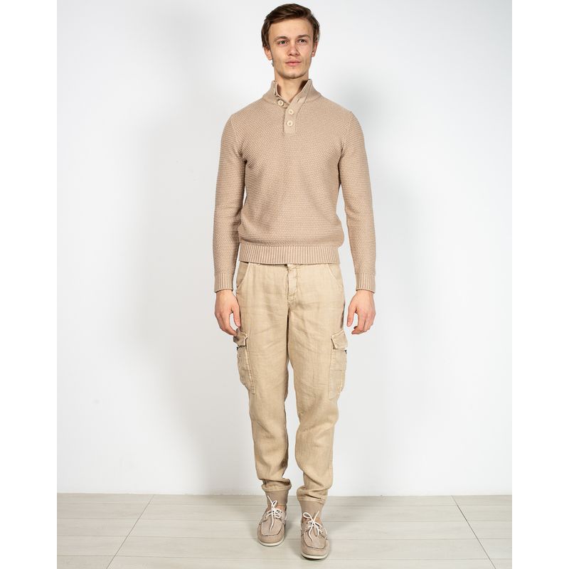 Pantaloni-cargo-din-in-cu-fermoar-metalic-22ALN03001