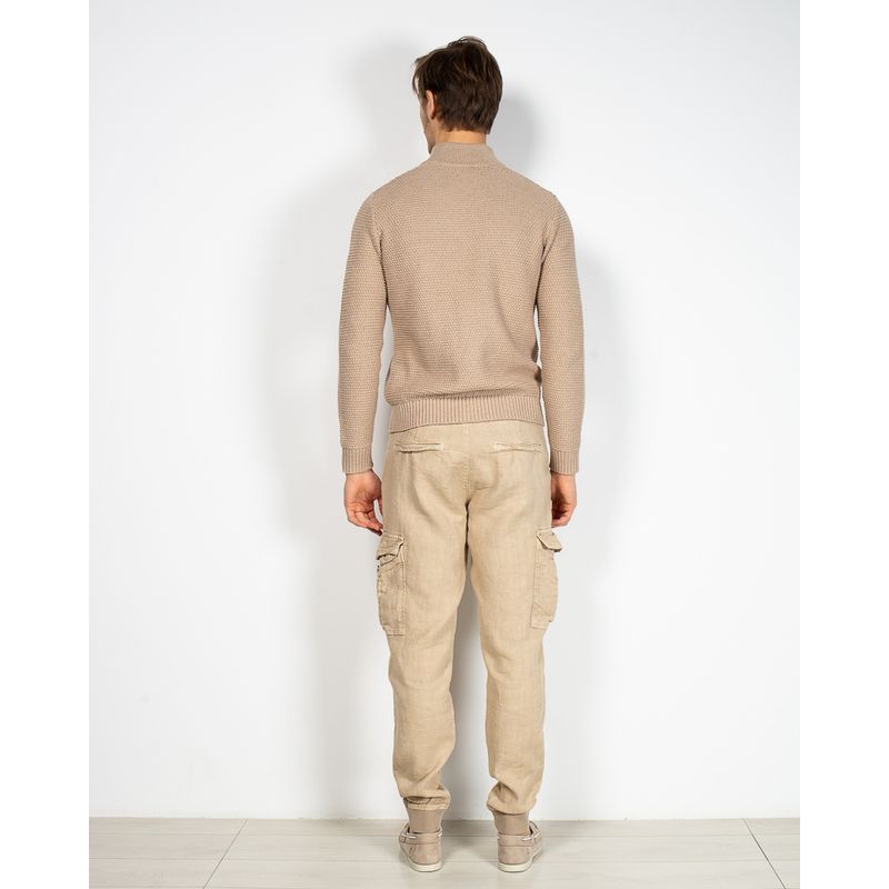 Pantaloni-cargo-din-in-cu-fermoar-metalic-22ALN03001