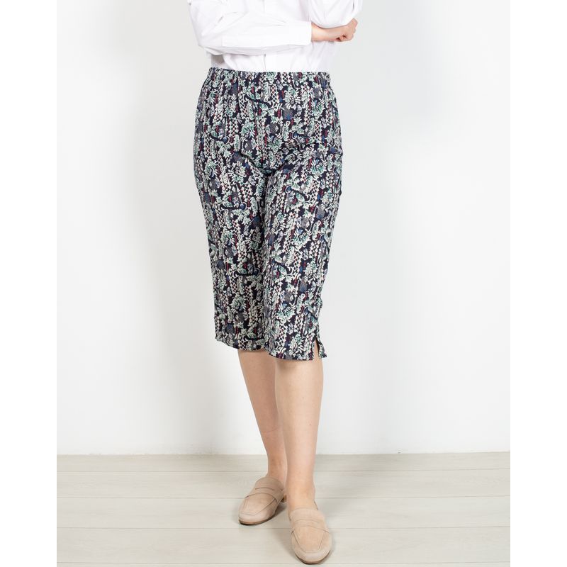Pantaloni-lejeri-trei-sferturi-din-bumbac-cu-imprimeu-N904638034