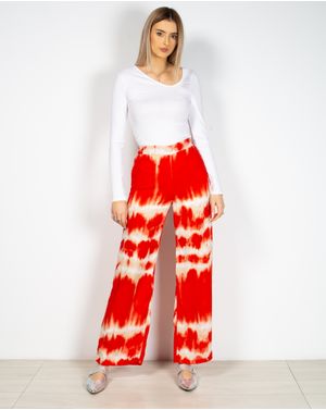 Pantaloni DOCA evazati cu talie elastica 22MNB02042