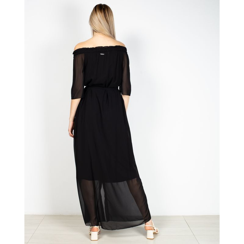 Rochie-DOCA-cu-nasturi-aplicati-si-maneca-scurta-22MNB02050
