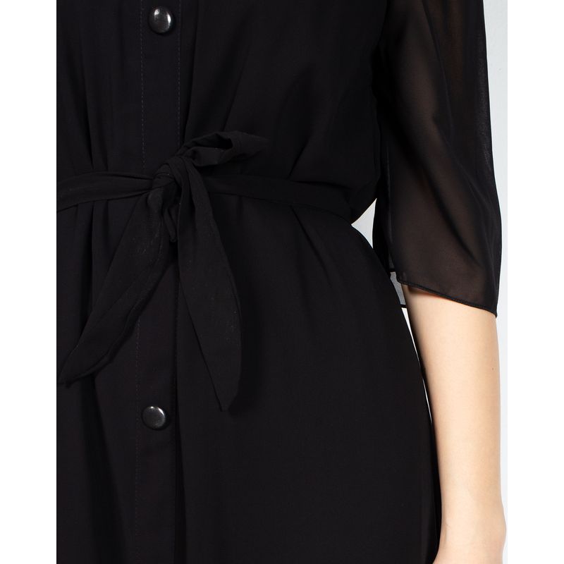 Rochie-DOCA-cu-nasturi-aplicati-si-maneca-scurta-22MNB02050