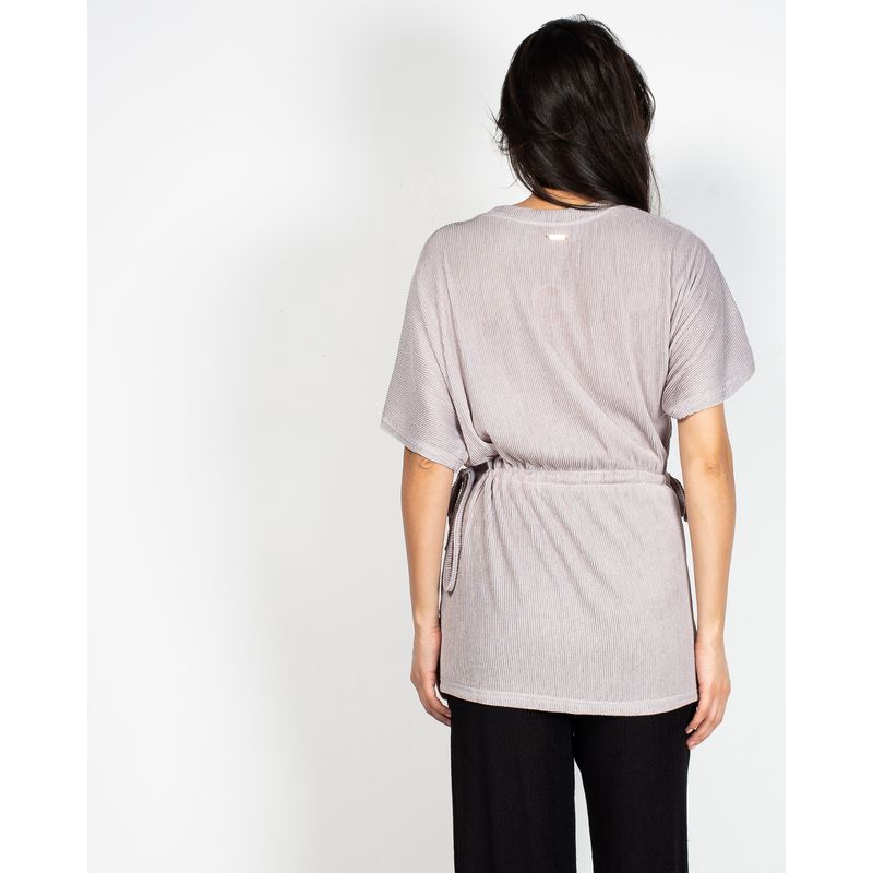 Bluza-uni-DOCA-cu-snur-in-talie-si-aspect-texturat-22MNB02112