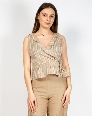 Bluza DOCA petrecuta cu snur si volane 22MNB02074