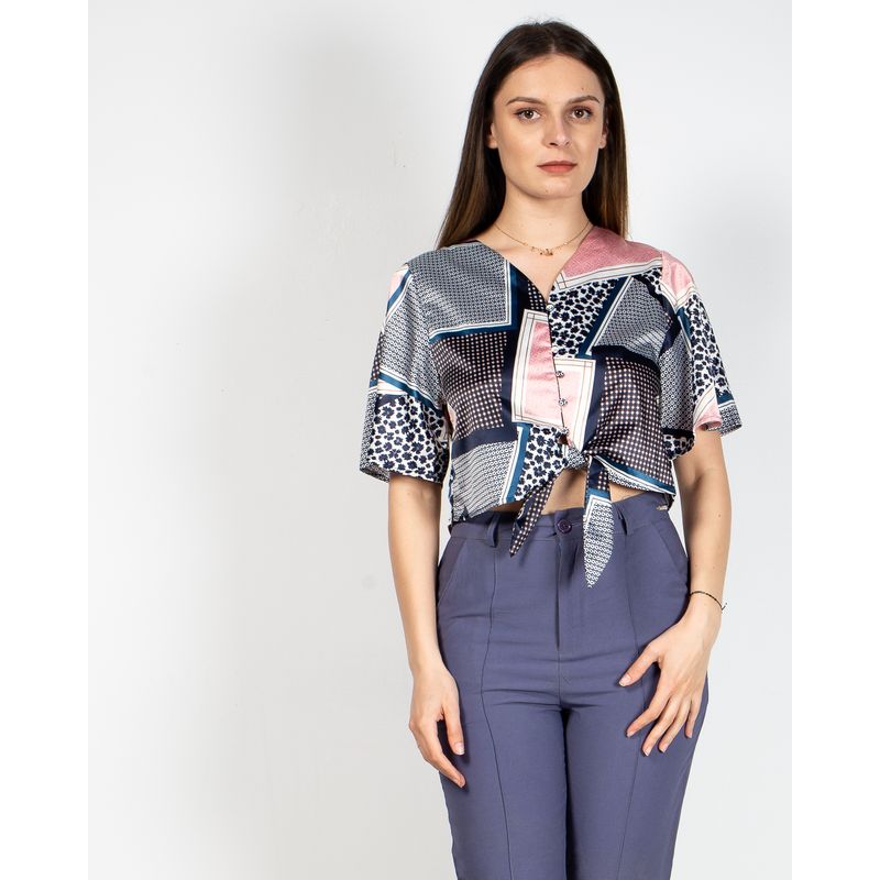 Bluza-casual-DOCA-cu-nasturi-si-maneca-scurta-22MNB02146