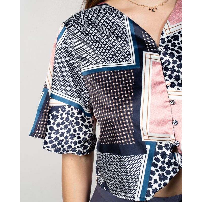 Bluza-casual-DOCA-cu-nasturi-si-maneca-scurta-22MNB02146