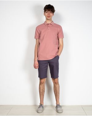 Pantaloni scurti din bumbac cu fermoar metalic 22NET32019
