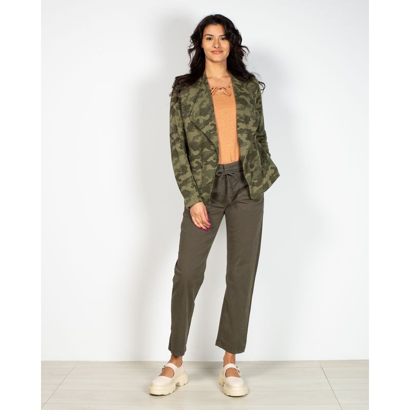 Blazer-army-din-bumbac-cu-buzunare