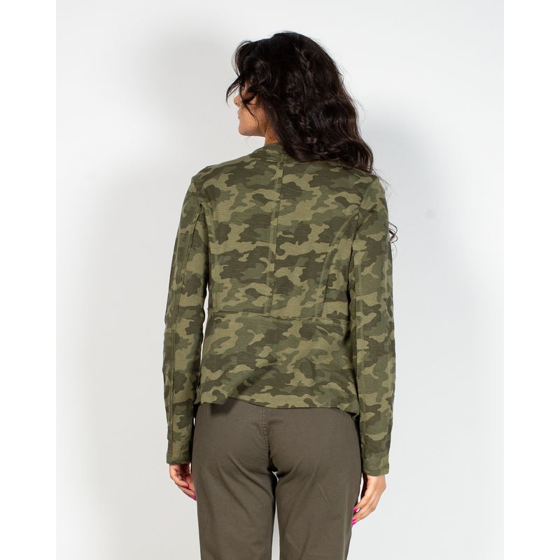 Blazer-army-din-bumbac-cu-buzunare