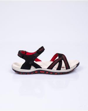 Sandale casual cu talpa joasa si banda velcro pentru femei 22TEX01003