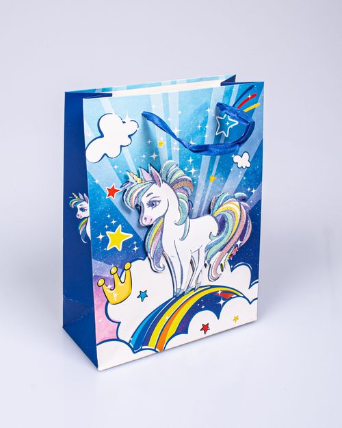 Punga de cadou 3D cu model unicorn