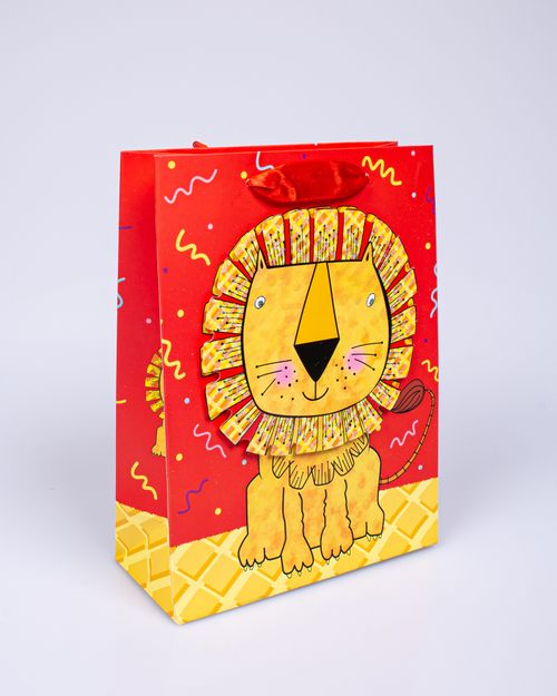 Punga de cadou cu leu 3D