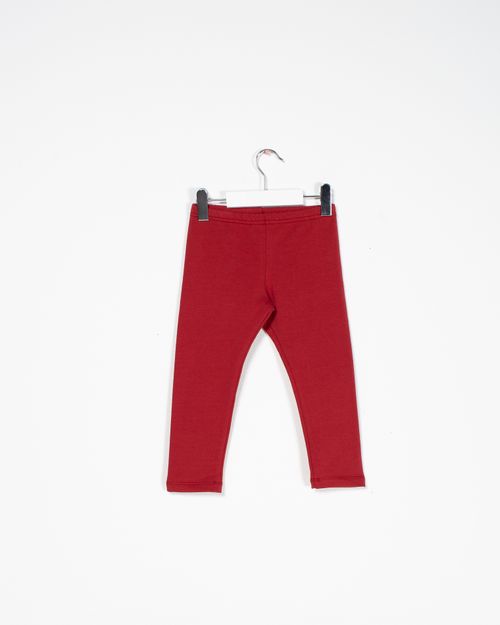 Pantaloni din bumbac cu interior pufos si talie elastica pentru fete 22ALN55018
