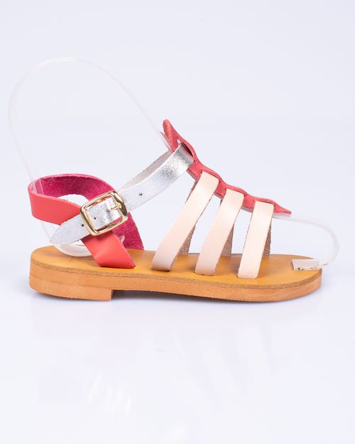 Sandale din piele naturala cu catarama pentru fete 22THO01017