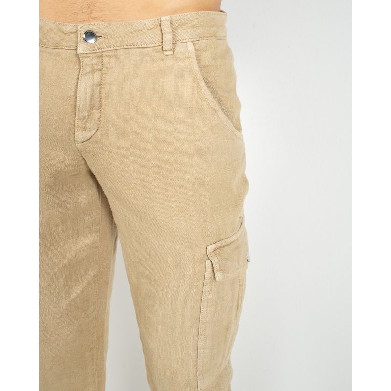 Pantaloni-cargo-din-in-cu-fermoar-metalic-22ALN03001