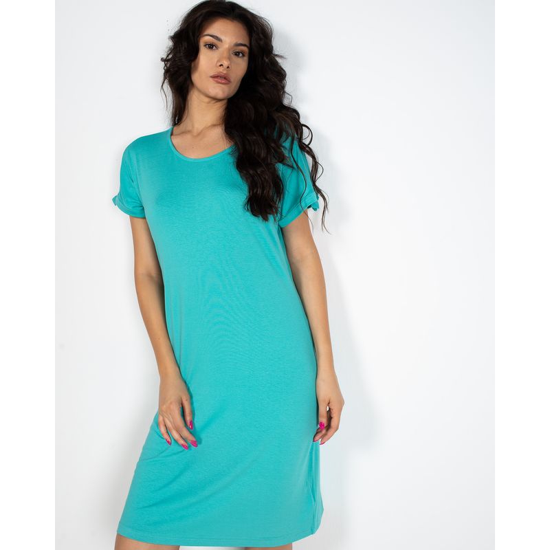 Rochie-uni-cu-guler-rotund-22FPS11002