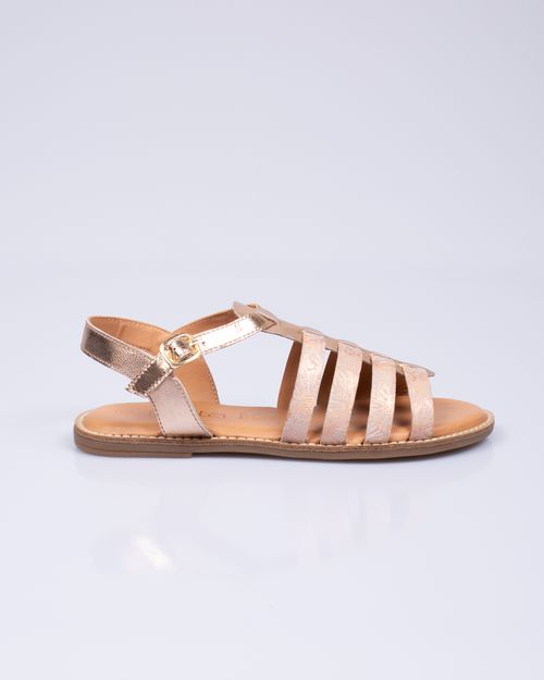 Sandale din piele naturala cu catarama metalica pentru fete N200303003