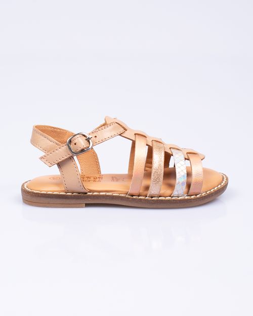 Sandale din piele naturala cu catarama pentru fete N200303012