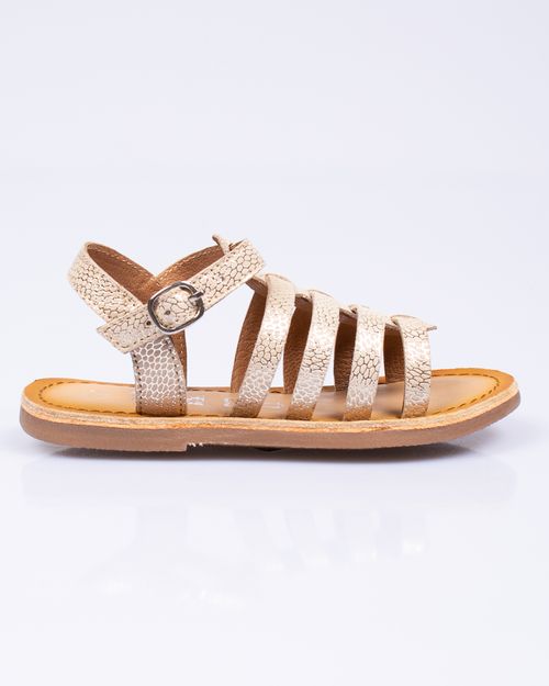 Sandale din piele naturala cu catarama metalica pentru fete N200303020
