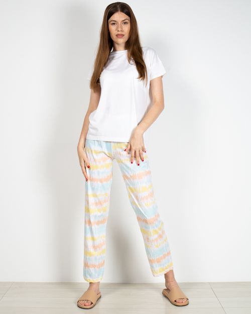 Pantaloni de pijama cu imprimeu tie dye 22MUR21099