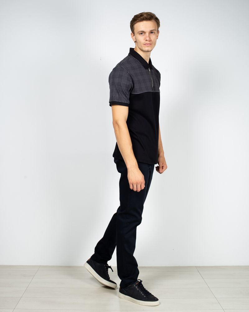 Tricou-casual-cu-fermoar-metalic-la-baza-gatului-si-maneca-scurta-22KOS36081