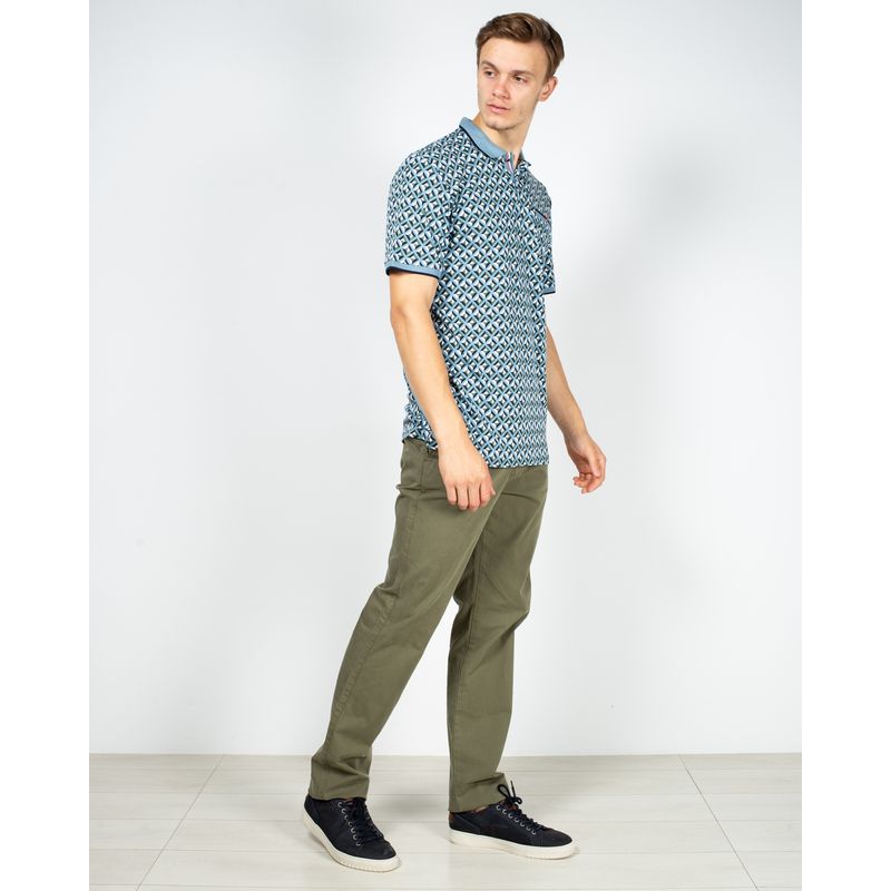 Tricou-casual-imprimeu-si-nasturi-la-baza-gatului-22KOS36083