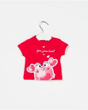 Tricou din bumbac pentru bebelusi 22ALN54002