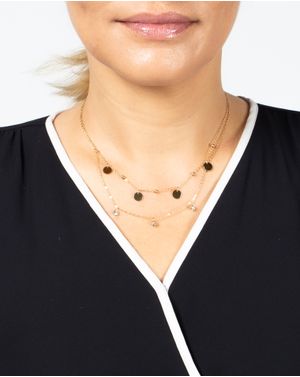 Lantisor reglabil cu detalii rotunde