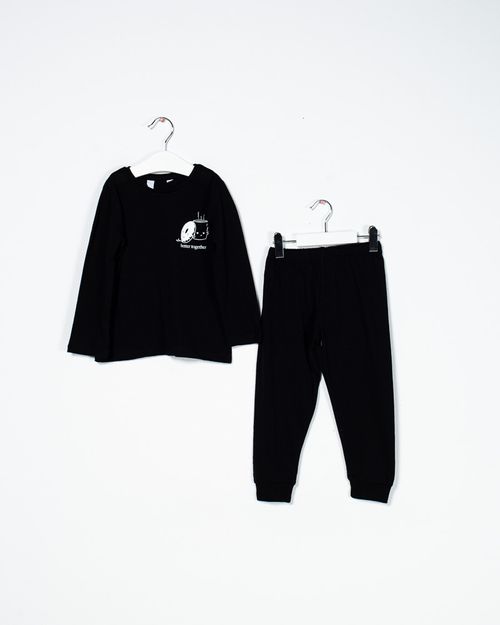Pijamale din bumbac cu maneca lunga pentru copii 22MUR53018