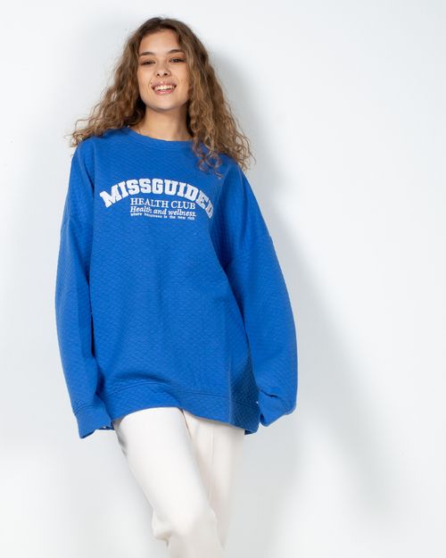 Bluza plus size Missguided cu maneca lunga 22YEL30038