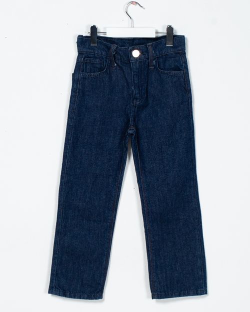 Jeans din denim cu talie inalta pentru baieti 2118703001