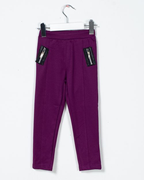 Pantaloni lungi cu talie elastica pentru fete 22ITT32001