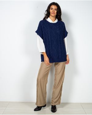 Pantaloni lejeri DOCA cu fermoar la spate 22MNB02081