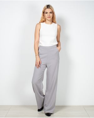 Pantaloni cu talie inalta si buzunare 22AXE01100