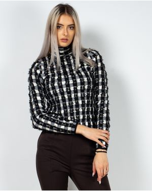 Bluza cu guler inalt 22AXE01054